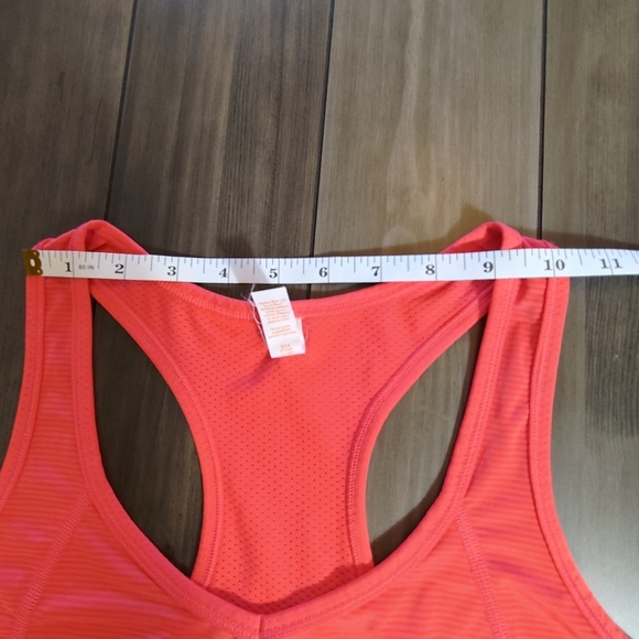 LUCY Women’s Activewear Tank in Coral Size Small Racerback Drawstring Medium - Picture 9 of 12